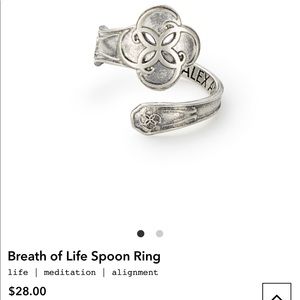 Alex and Ani Breath of Life spoon ring